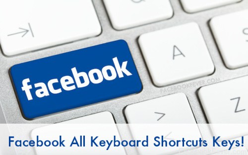 تصفح الفيسبوك باستخدام الكيبورد